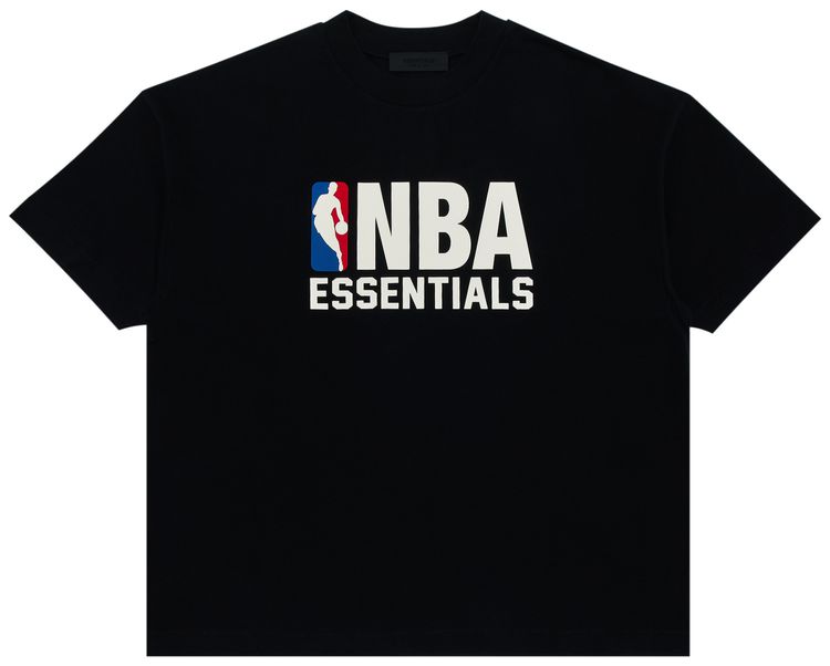 Fear of God Essentials x NBA Tee Black