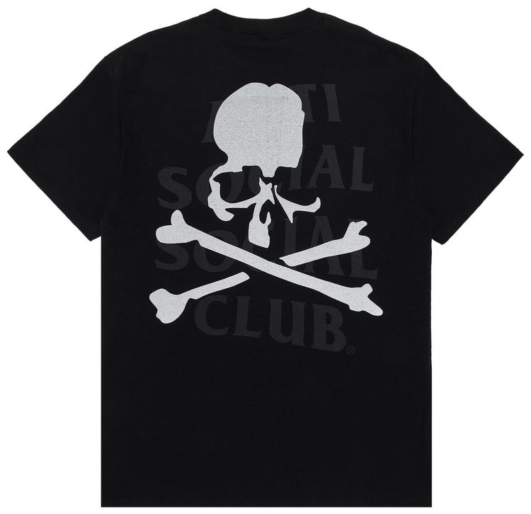 Anti Social Social Club x Mastermind Mind Tee Black