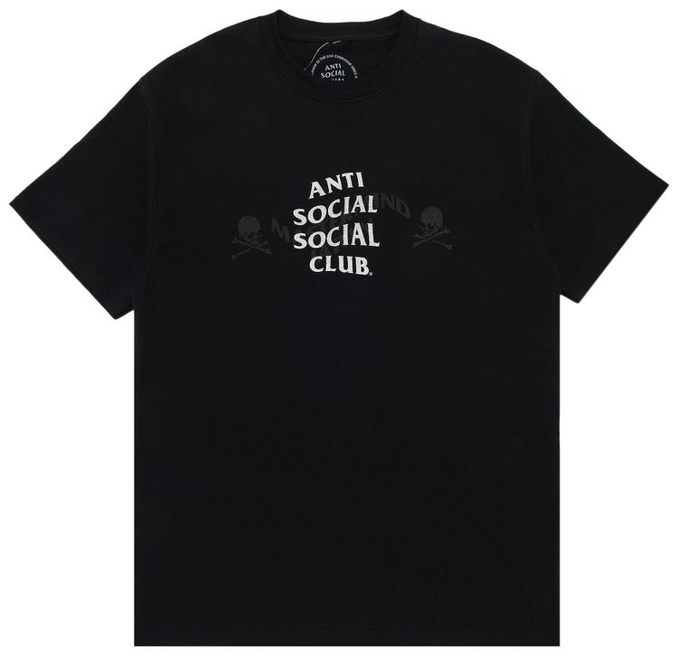 Anti Social Social Club x Mastermind Mind Tee Black