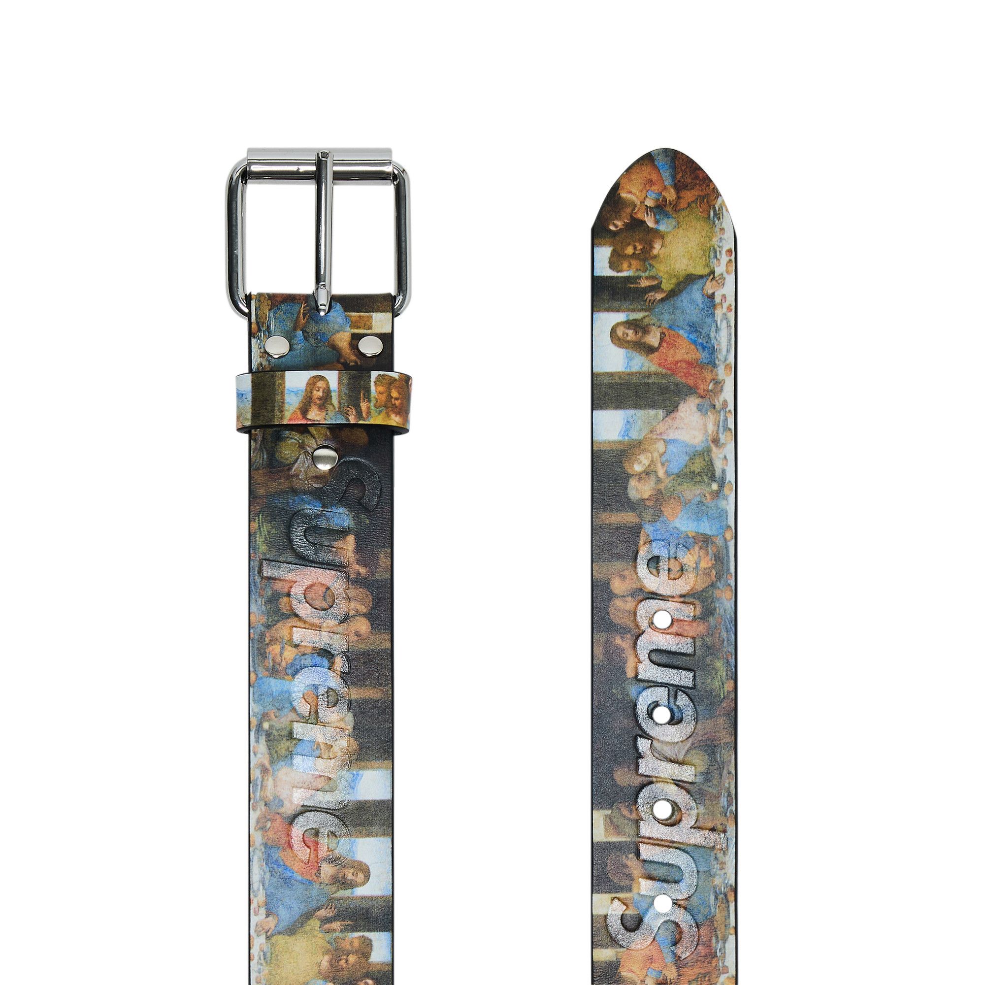 Supreme Last Supper Leather Belt Multi SS25 | eBay