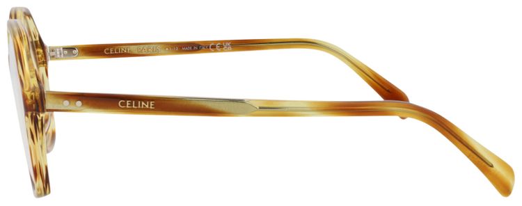 CELINE Round Injection Optical Glasses HavanaTransparent