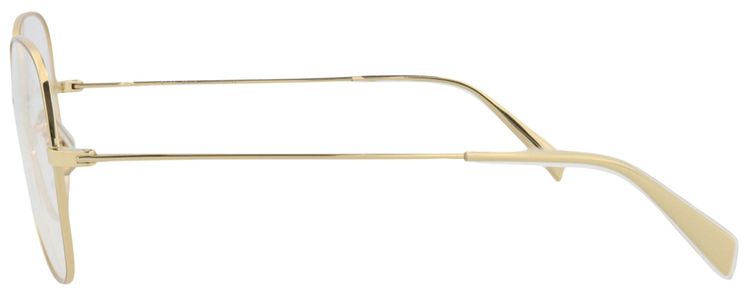 CELINE Square Injection Optical Glasses GoldTransparent