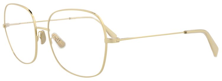 CELINE Square Injection Optical Glasses GoldTransparent