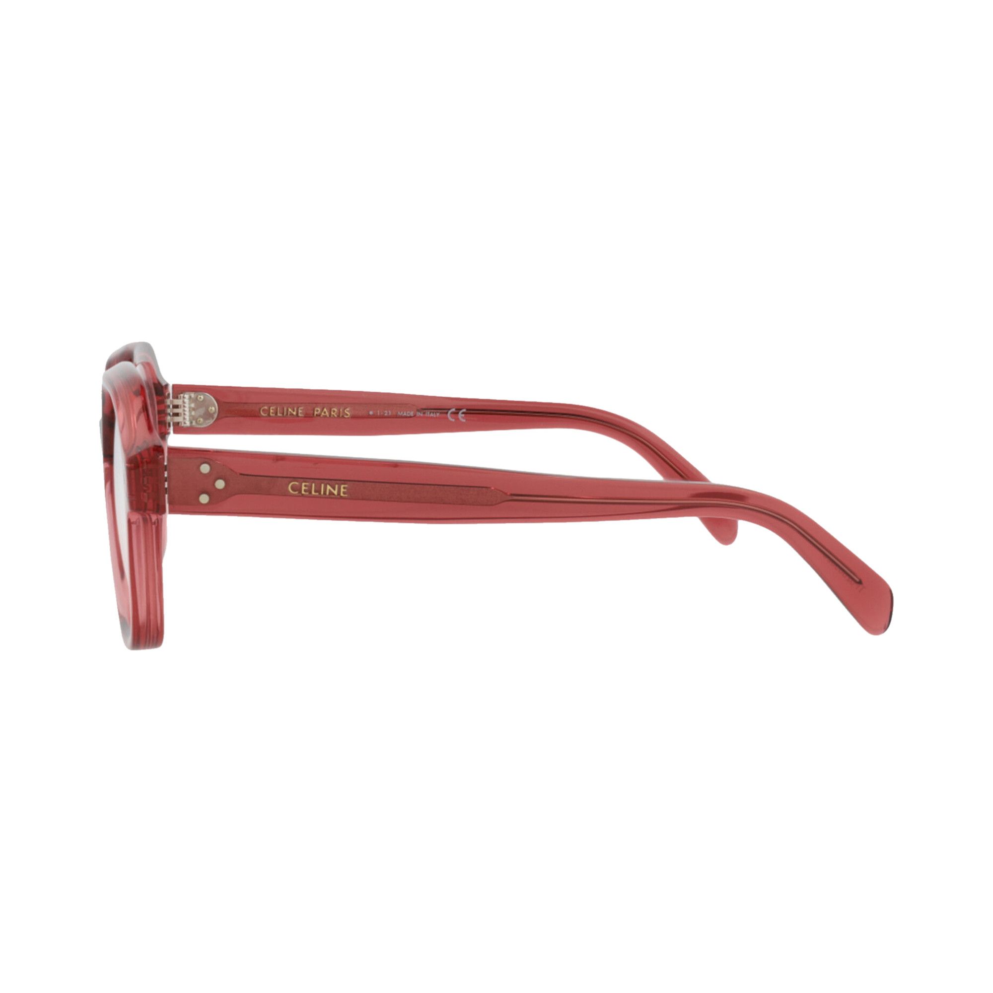Buy CELINE Square Optical Glasses 'Pink/Transparent