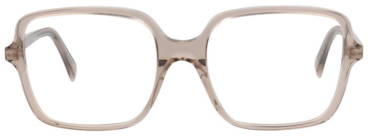 CELINE Square Optical Glasses BeigeTransparent