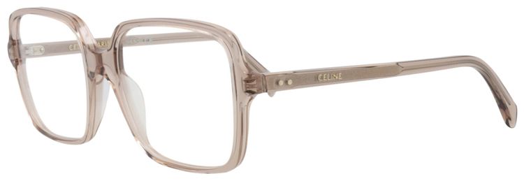 CELINE Square Optical Glasses BeigeTransparent