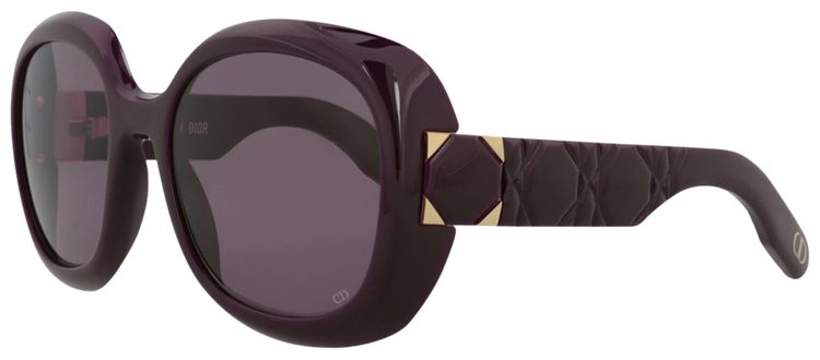 Dior Round Injection Sunglasses Bordeaux