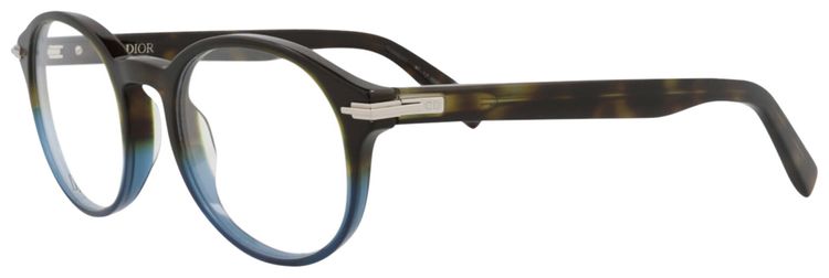 Dior Round Optical Glasses HavanaTransparent