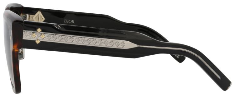 Dior Square Sunglasses HavanaBlue