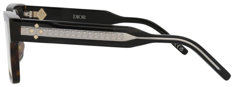 Dior Square Optical Glasses HavanaTransparent