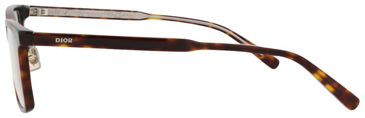 Dior Square Optical Glasses HavanaTransparent