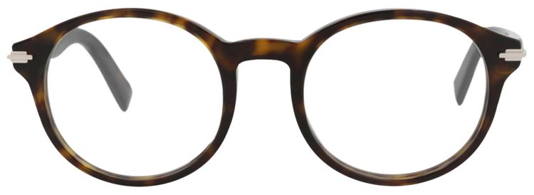 Dior Round Optical Glasses HavanaTransparent