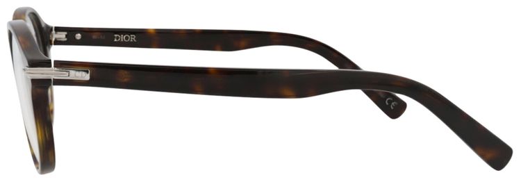 Dior Round Optical Glasses HavanaTransparent