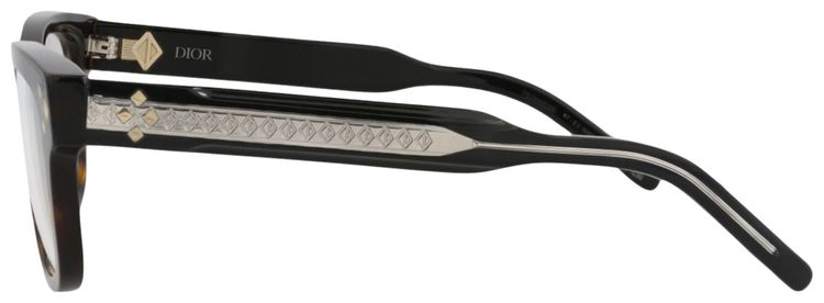 Dior Square Optical Glasses HavanaTransparent