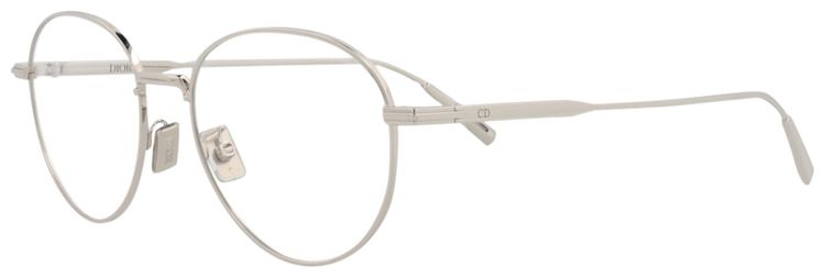 Dior Round Optical Glasses PalladiumTransparent