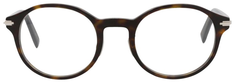 Dior Round Optical Glasses HavanaTransparent
