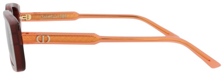 Dior Square Sunglasses BordeauxPinkSmoke