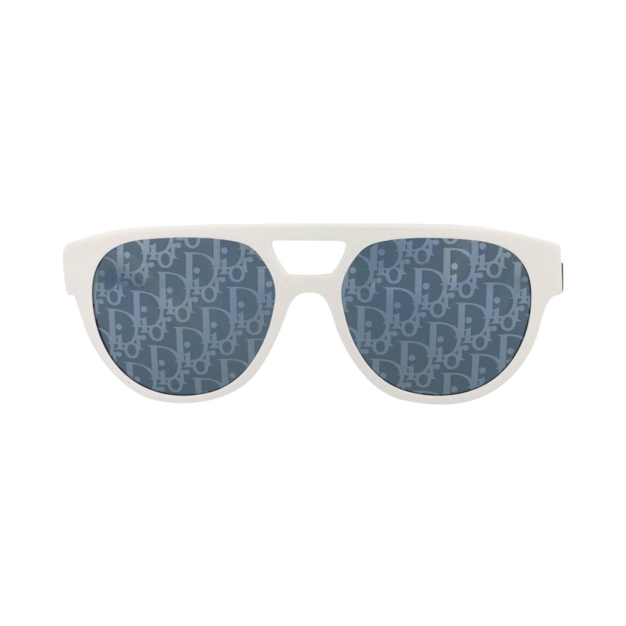 Buy Dior Aviator Sunglasses 'White/Blue' - DM40054I 24X | GOAT