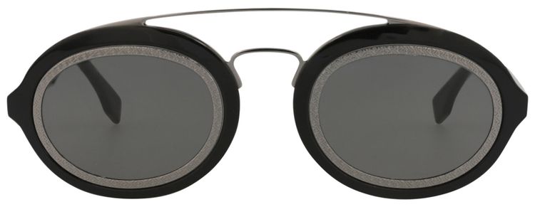 Fendi Aviator Sunglasses BlackSmoke