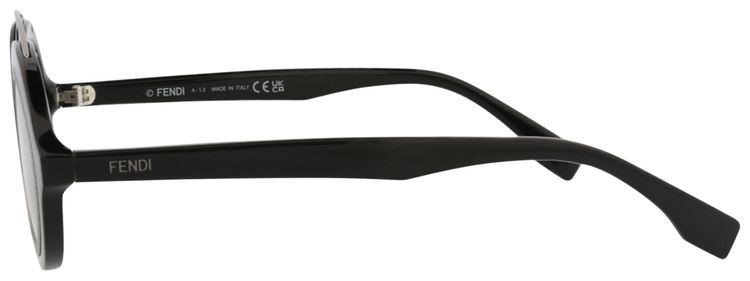 Fendi Aviator Sunglasses BlackSmoke