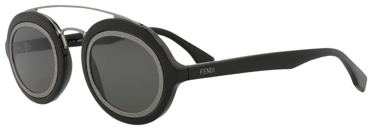 Fendi Aviator Sunglasses BlackSmoke