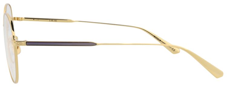 Dior Round Optical Glasses GoldTransparent