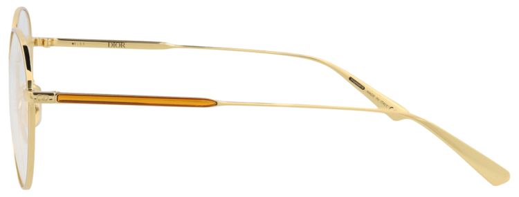 Dior Round Optical Glasses GoldTransparent