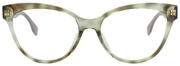 Fendi Cat Eye Optical Glasses HavanaTransparent