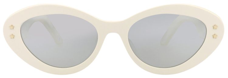 Dior Round Sunglasses IvoryBrown