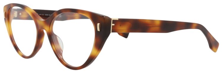 Fendi Cat Eye Optical Glasses HavanaTransparent