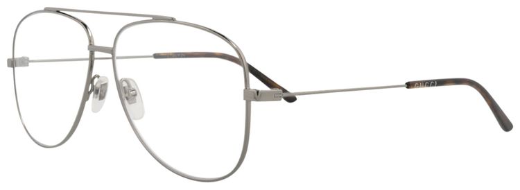 Gucci Aviator Optical Glasses RutheniumTransparent