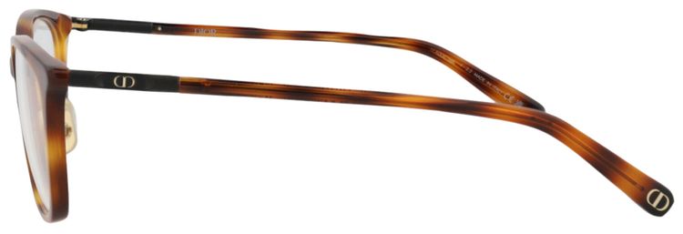 Dior Square Optical Glasses HavanaTransparent