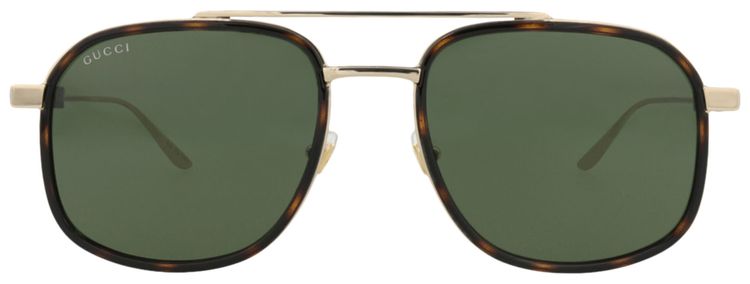 Gucci Aviator Sunglasses GoldGreen