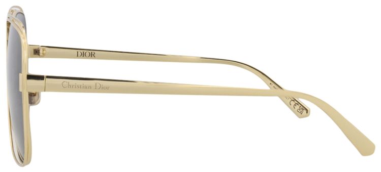 Dior Square Sunglasses GoldBlue