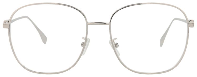 Fendi Square Optical Glasses PalladiumTransparent