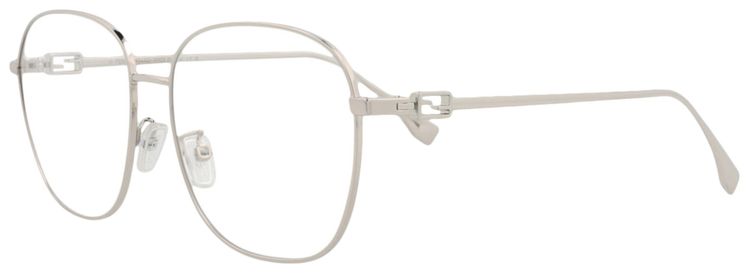 Fendi Square Optical Glasses PalladiumTransparent