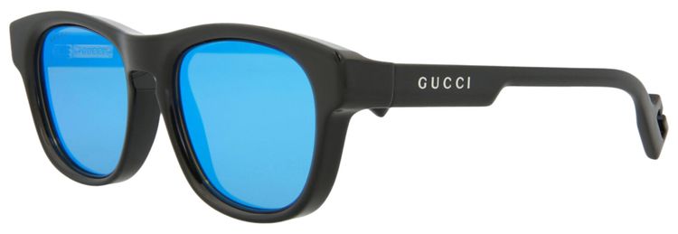 Gucci Round Injection Sunglasses BlackBlue