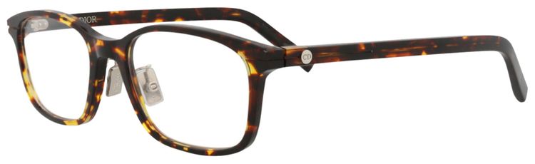 Dior Square Optical Glasses HavanaTransparent