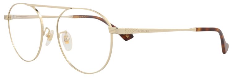 Gucci Round Optical Glasses GoldTransparent