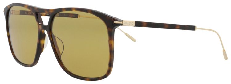 Gucci Aviator Sunglasses HavanaGoldBrown