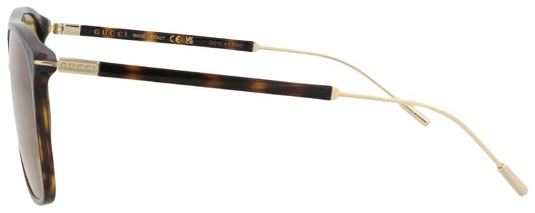 Gucci Aviator Sunglasses HavanaGoldBrown