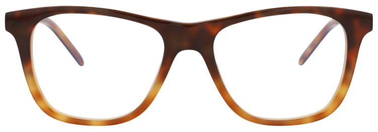 Saint Laurent Square Optical Glasses HavanaGoldTransparent