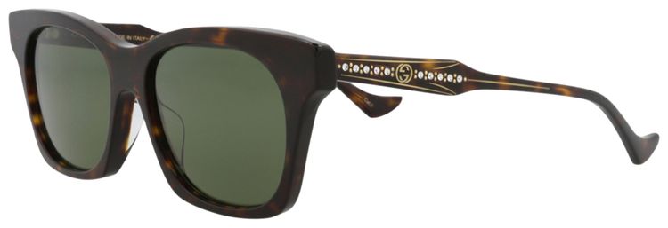 Gucci Cat Eye Sunglasses HavanaGreen