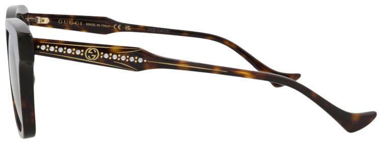 Gucci Cat Eye Sunglasses HavanaGreen