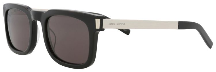 Saint Laurent Square Sunglasses BlackSilver