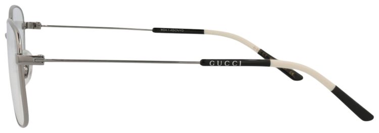 Gucci Square Optical Glasses RutheniumTransparent