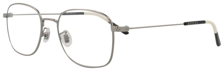 Gucci Square Optical Glasses RutheniumTransparent