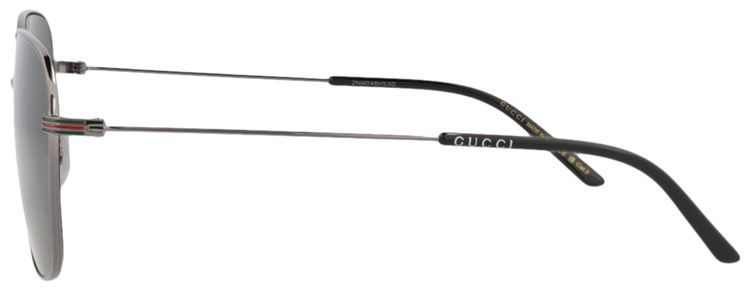 Gucci Square Sunglasses Ruthenium Grey