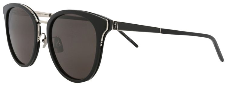 Buy Saint Laurent Round Sunglasses 'Black' - SL M101 001 | GOAT
