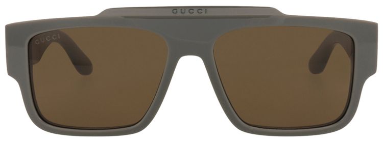 Gucci Square Sunglasses GreyBrown